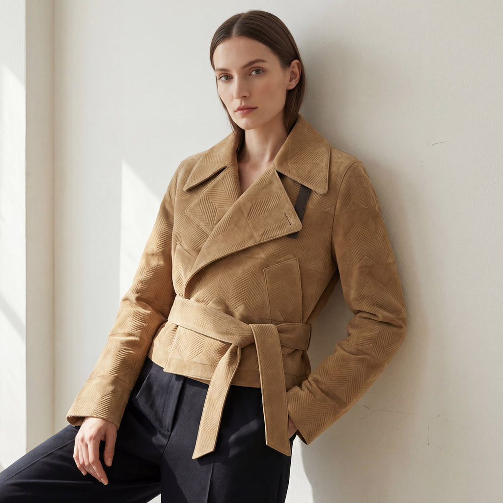 Textured Suede Jacket