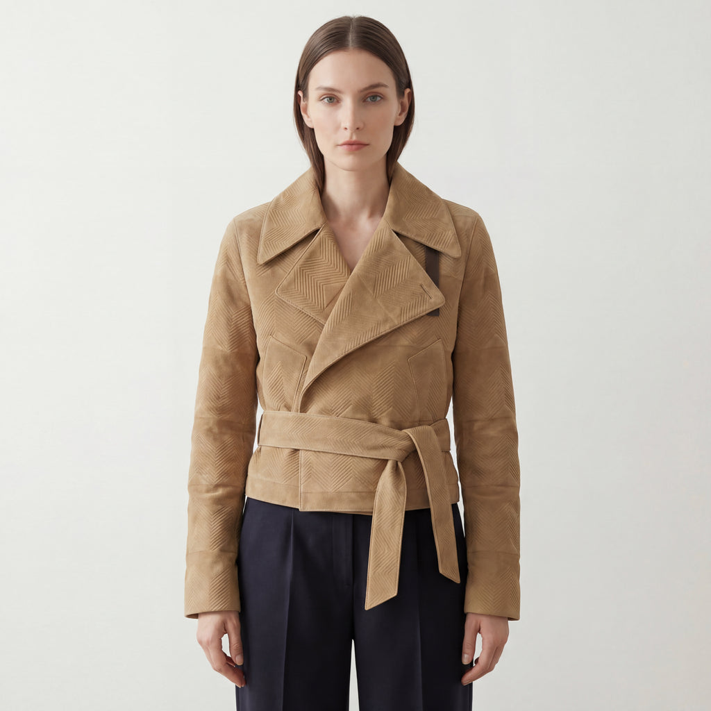 Textured Suede Jacket