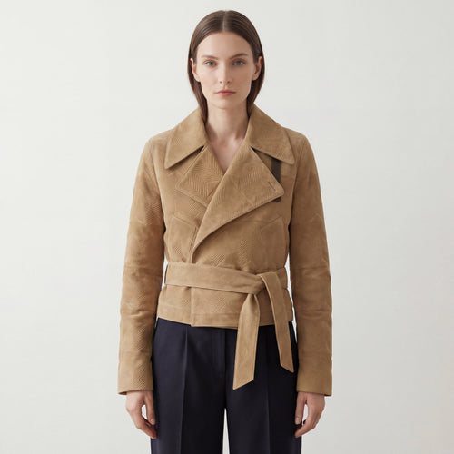 Textured Suede Jacket